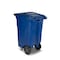 Toter 64 Gal. Blue Trash Can with Wheels and Lid ACC64 - alternate 4